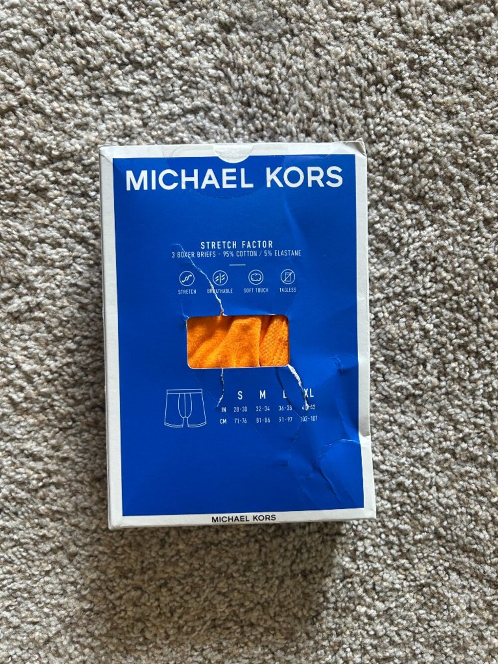 🆕 Michael Kors 3-Pack Stretch Performance Boxer Briefs - Picture 3 of 3